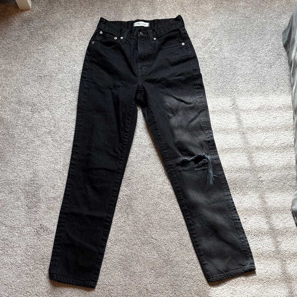 Madewell Perfect Vintage Black Jeans